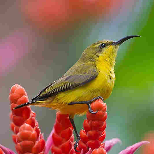 Olive-Backed Sunbird